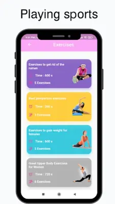 sport exercise for women android App screenshot 6